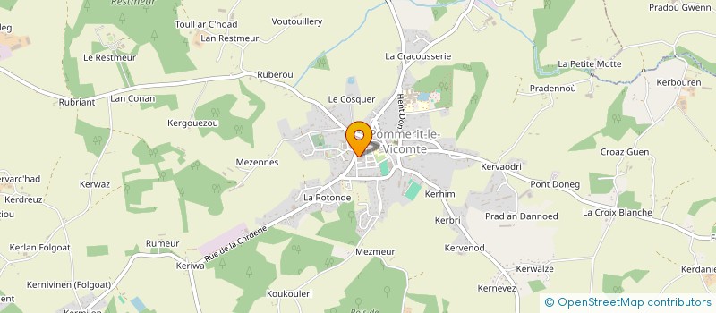 localisation de l'entreprise MONSIEUR EVRARD BADUEL  POMMERIT-LE-VICOMTE