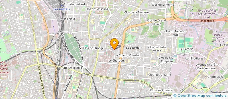 localisation de l'entreprise MONSIEUR EVRARD BIANGANA-BALOU à ORLEANS