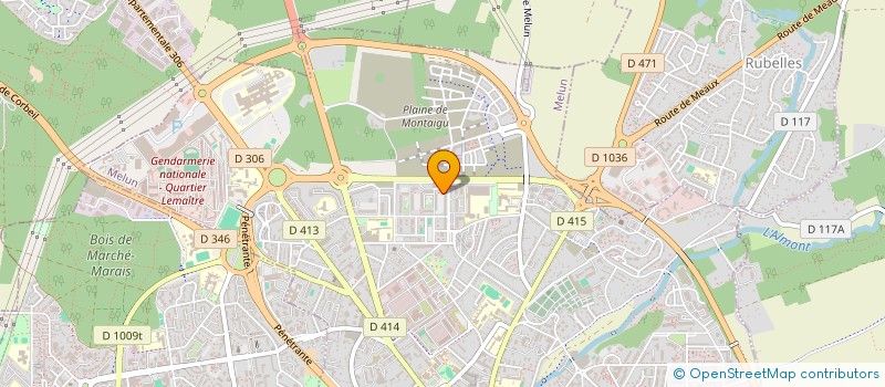 localisation de l'entreprise MONSIEUR EVRARD DJENGBOT à MELUN