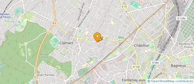 localisation de l'entreprise MONSIEUR EVRARD PAMBOUD à CLAMART