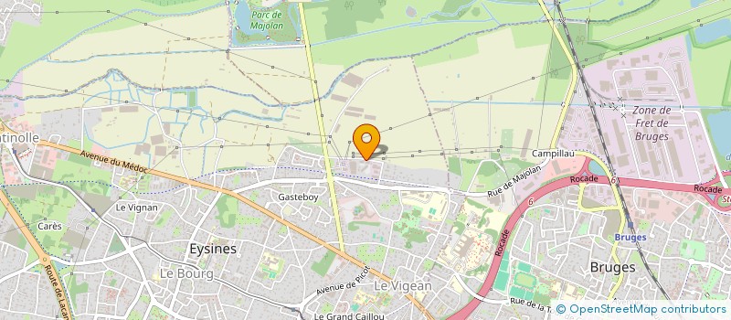 localisation de l'entreprise MONSIEUR EVRARD TURONNET  EYSINES