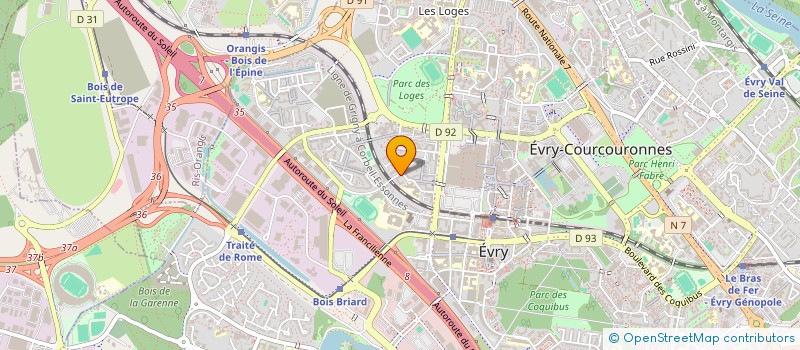 localisation de l'entreprise MONSIEUR EVRY-COURCOURONNES DRISS  EVRY-COURCOURONNES