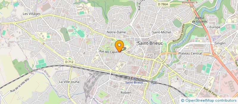 localisation de l'entreprise MONSIEUR EWAN BOURHIS à SAINT-BRIEUC