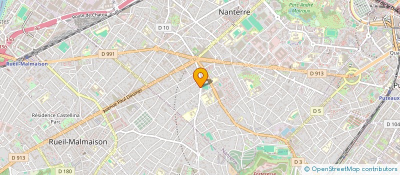 localisation de l'entreprise MONSIEUR EWAN EWAN URVOY  NANTERRE