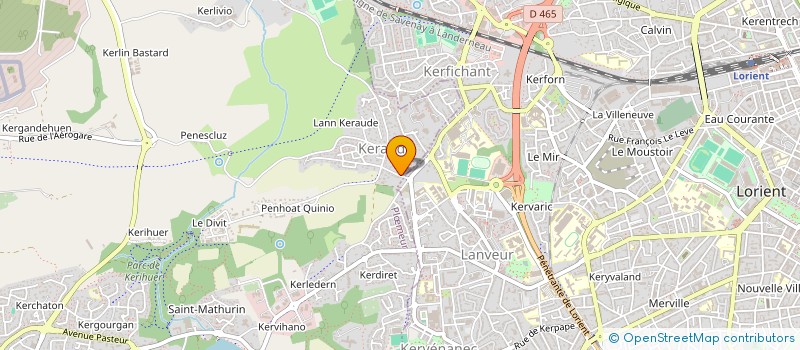 localisation de l'entreprise MONSIEUR EWAN GAILLARD TRUHAUD SALAUN  PLOEMEUR