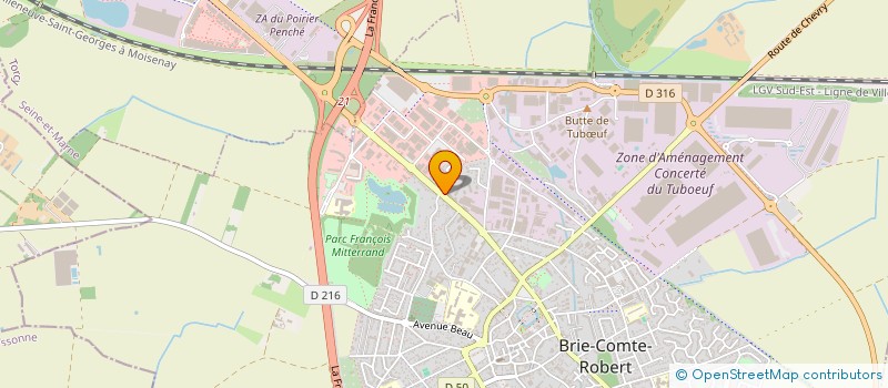 localisation de l'entreprise MONSIEUR EWAN GARNIER  BRIE-COMTE-ROBERT