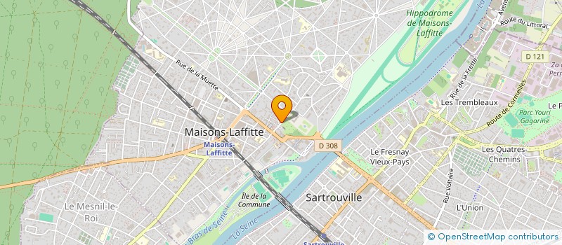 localisation de l'entreprise MONSIEUR EWAN HAMON à MAISONS-LAFFITTE