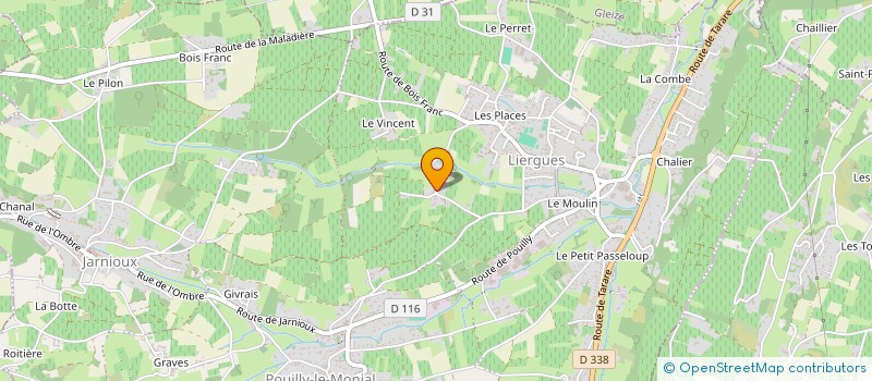 localisation de l'entreprise MONSIEUR EWAN JOMAIN  PORTE DES PIERRES DOREES