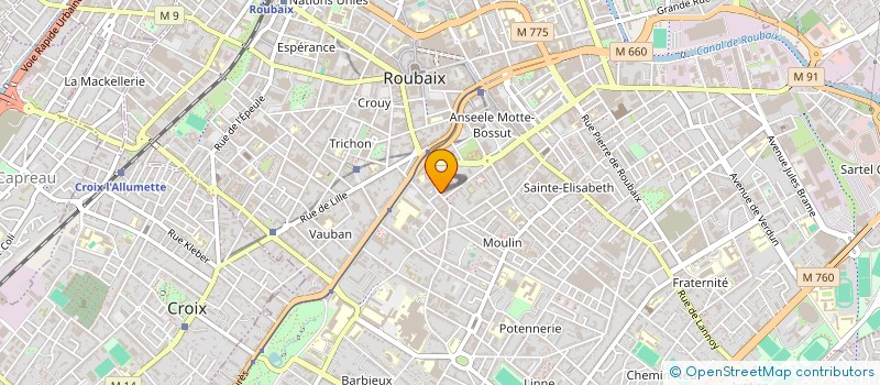 localisation de l'entreprise MONSIEUR EWAN LE CORRE à ROUBAIX
