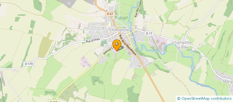 localisation de l'entreprise MONSIEUR EWAN MAUBERT  CHAMPLITTE