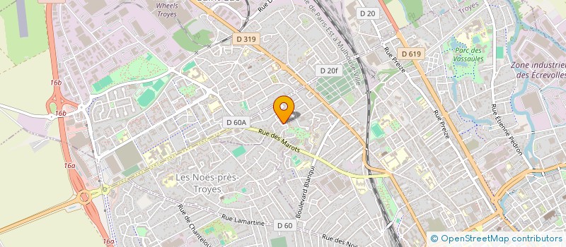 localisation de l'entreprise MONSIEUR EWAN MIGNOT  TROYES