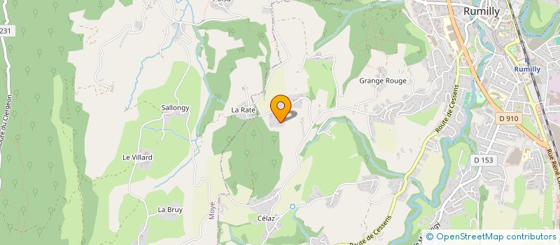 localisation de l'entreprise MONSIEUR EWAN MULATIER  RUMILLY