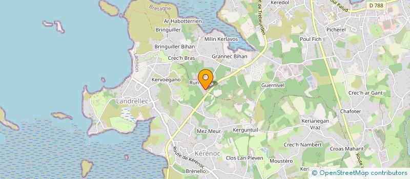 localisation de l'entreprise MONSIEUR EWAN RIOU à PLEUMEUR-BODOU