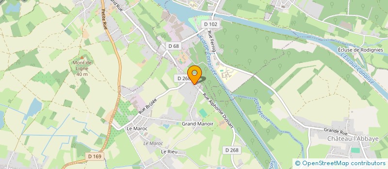 localisation de l'entreprise MONSIEUR EWAN TIRLEMONT  THUN-SAINT-AMAND