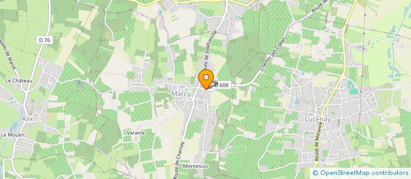 localisation de l'entreprise MONSIEUR EWANN DUTILLEUL à MARCY