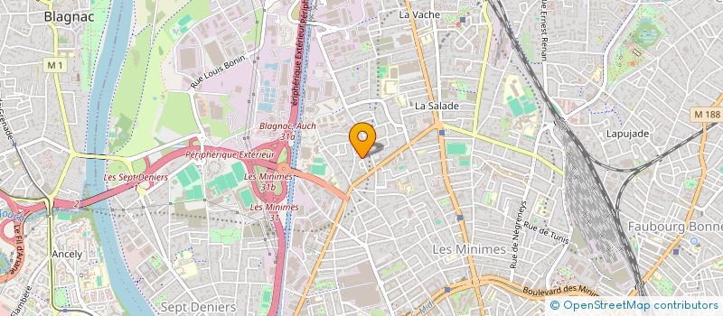 localisation de l'entreprise MONSIEUR EWANN VALENTIN  TOULOUSE