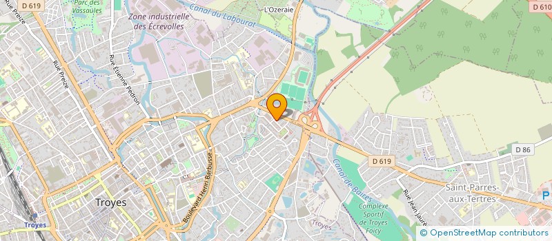 localisation de l'entreprise MONSIEUR EWAZ ARAB  TROYES