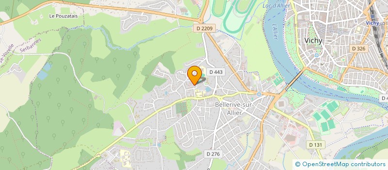 localisation de l'entreprise MONSIEUR EWAZ KHAN DAWLATZAI  BELLERIVE-SUR-ALLIER