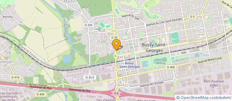 localisation de l'entreprise MONSIEUR EWAZKHAN AHMADZAI  BUSSY-SAINT-GEORGES