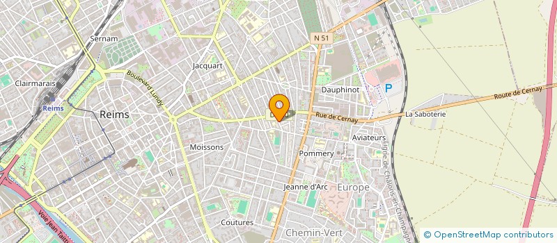 localisation de l'entreprise MONSIEUR EWELINA CICHONSKA à REIMS