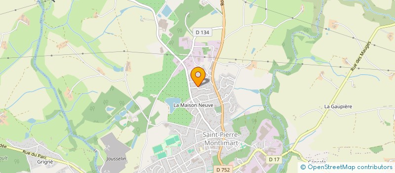 localisation de l'entreprise MONSIEUR EWEN AMIARD à MONTREVAULT-SUR-EVRE