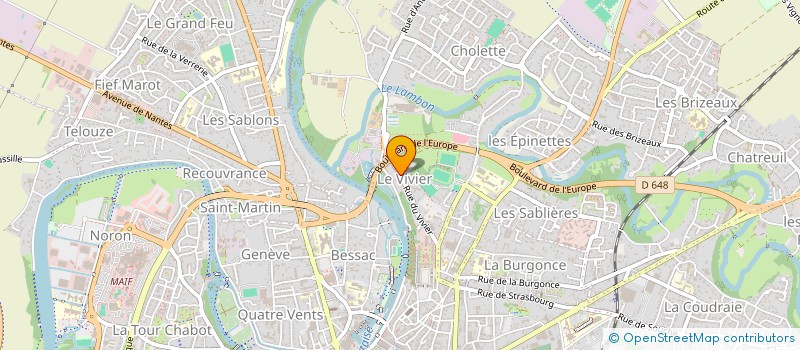 localisation de l'entreprise MONSIEUR EWEN BEJEAN  NIORT