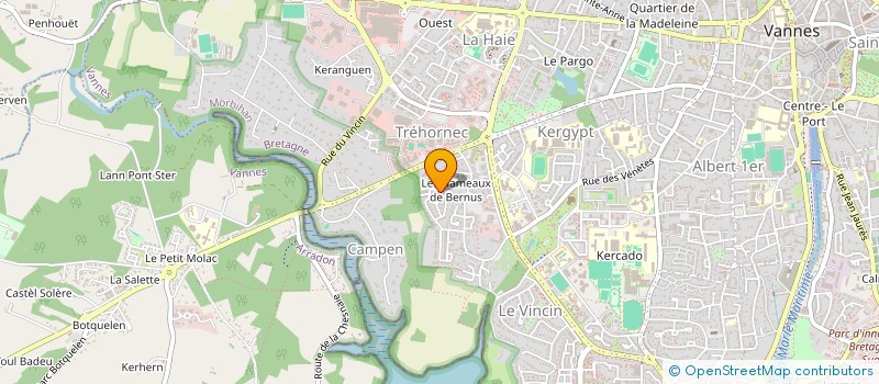 localisation de l'entreprise MONSIEUR EWEN BOUAMRA à VANNES