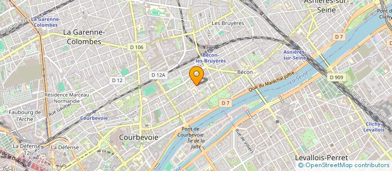 localisation de l'entreprise MONSIEUR EWEN BRICOUT à COURBEVOIE