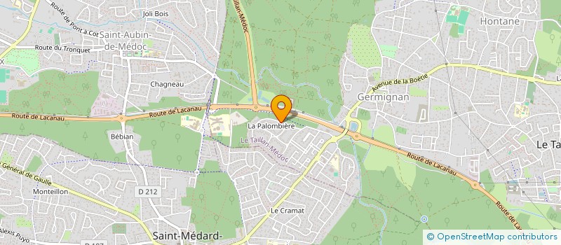 localisation de l'entreprise MONSIEUR EWEN COURONNE  LE TAILLAN-MEDOC