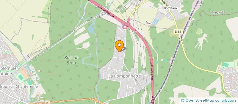 localisation de l'entreprise MONSIEUR EWEN COUTURE  POMPONNE