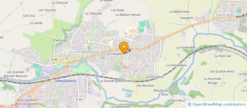 localisation de l'entreprise MONSIEUR EWEN EMERAUD  CHATEAUBOURG