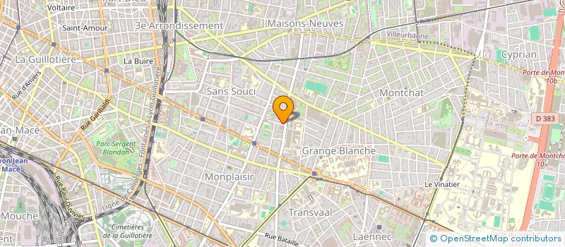 localisation de l'entreprise MONSIEUR EWEN FAUQUET  LYON