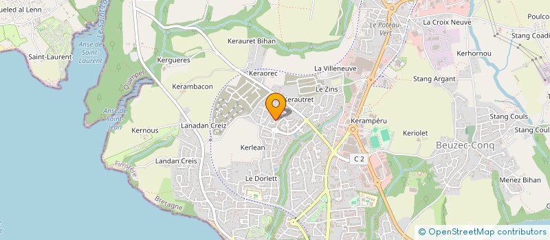 localisation de l'entreprise MONSIEUR EWEN GLEMAREC  CONCARNEAU