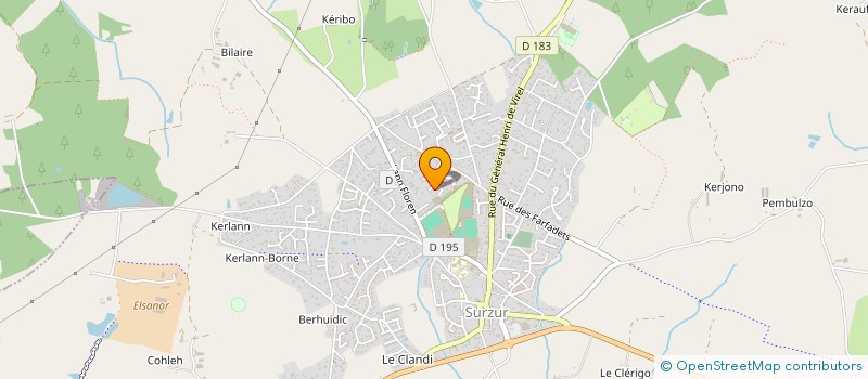 localisation de l'entreprise MONSIEUR EWEN GLOUZOUIC  SURZUR