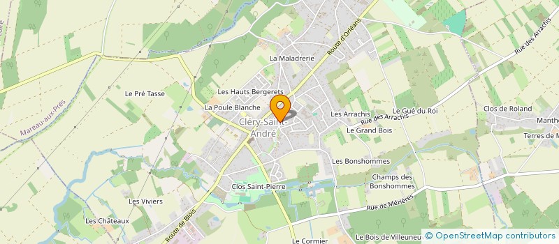 localisation de l'entreprise MONSIEUR EWEN HATTON à CLERY-SAINT-ANDRE