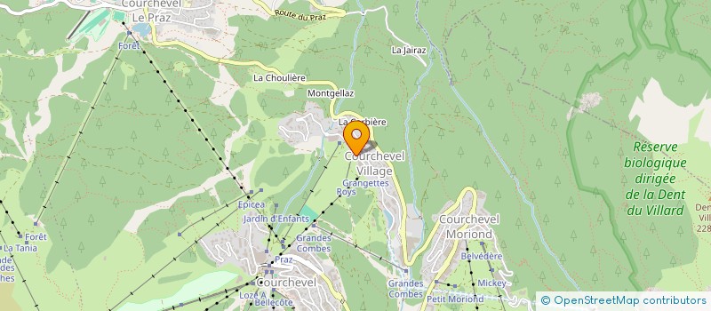 localisation de l'entreprise MONSIEUR EWEN LE SELLIN à COURCHEVEL