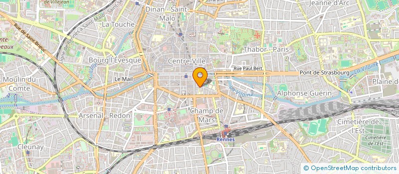 localisation de l'entreprise MONSIEUR EWEN LEFEUVRE  RENNES