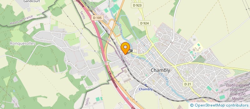 localisation de l'entreprise MONSIEUR EWEN MULLER  CHAMBLY