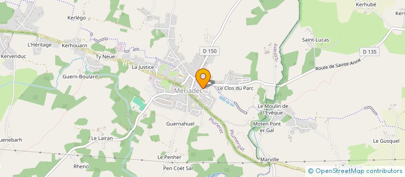 localisation de l'entreprise MONSIEUR EWEN NOVEMBRE  PLUMERGAT