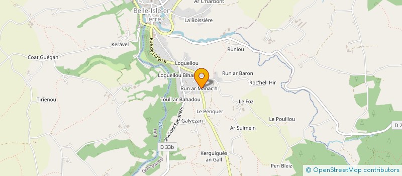 localisation de l'entreprise MONSIEUR EWEN RABIER à BELLE-ISLE-EN-TERRE