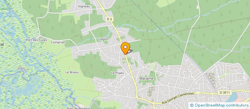 localisation de l'entreprise MONSIEUR EWEN RICHARD  BIGANOS