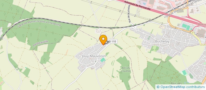 localisation de l'entreprise MONSIEUR EWEN TEIXEIRA  JOUY-MAUVOISIN