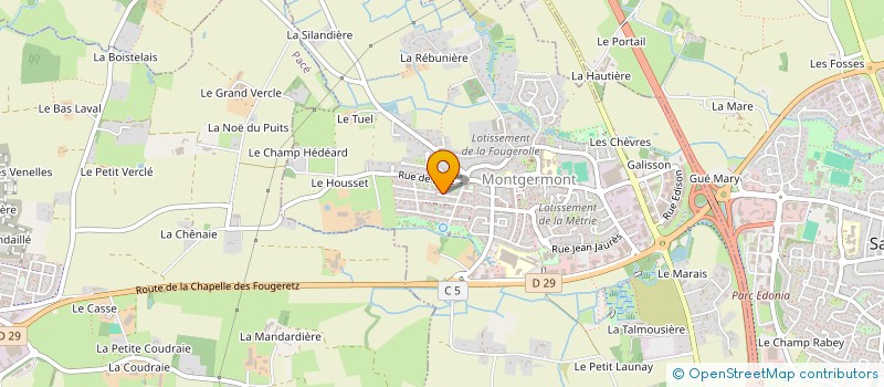 localisation de l'entreprise MONSIEUR EWEN VALTON  MONTGERMONT