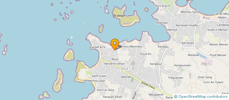 localisation de l'entreprise MONSIEUR EWENN ROIER  PLOUGUERNEAU