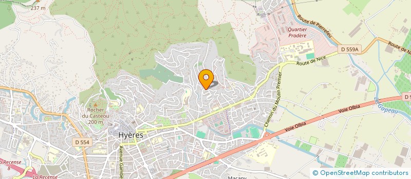 localisation de l'entreprise MONSIEUR EWOUINDO AGOSSOU à HYERES