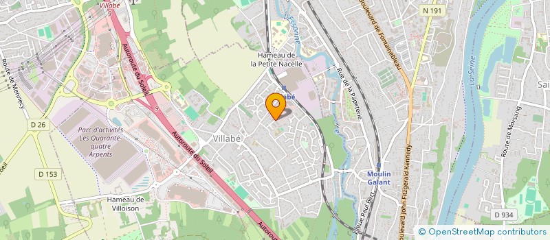 localisation de l'entreprise MONSIEUR EXAUCE NIENGUET ROGER  VILLABE