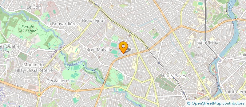 localisation de l'entreprise MONSIEUR EXAUCE POATY-ITSOUA à NANTES