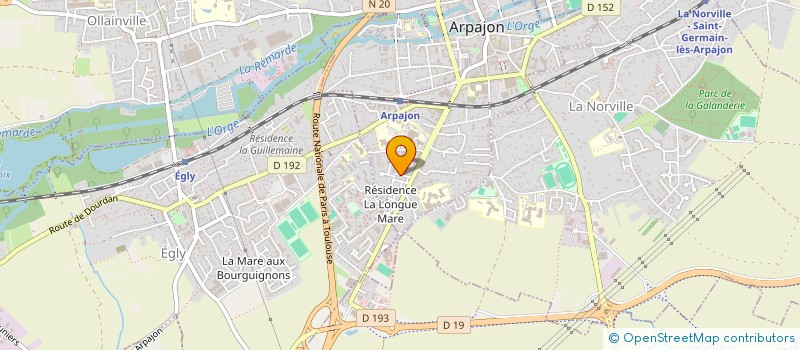 localisation de l'entreprise MONSIEUR EXAUCE TSHIMANGA à ARPAJON
