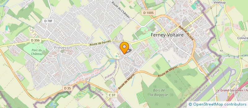 localisation de l'entreprise MONSIEUR EXHEVIT SHALA à FERNEY-VOLTAIRE