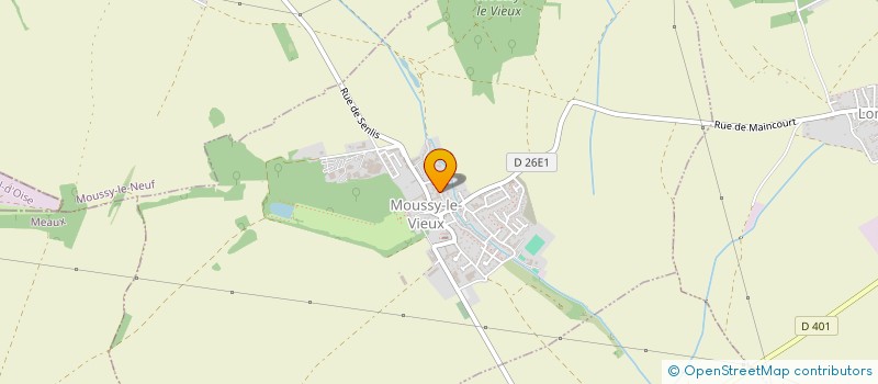 localisation de l'entreprise MONSIEUR EXILUS MILHOMME  MOUSSY-LE-VIEUX